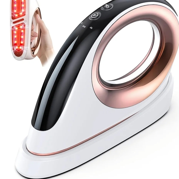 Sleek Black and Rose Gold Handheld Device